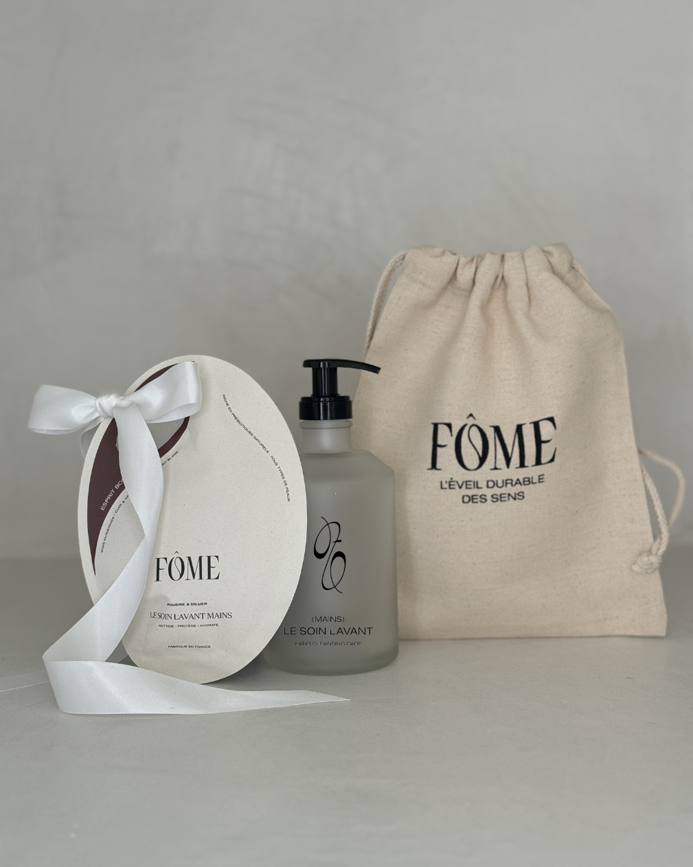 L’Essentiel FÔME : Le Soin Lavant (Mains), (Corps) & (Cheveux)